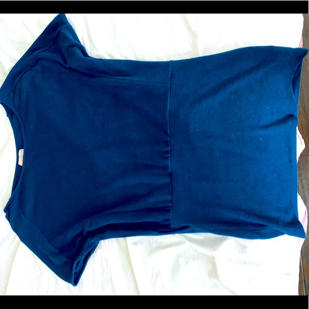 Blue tunic super soft stretch